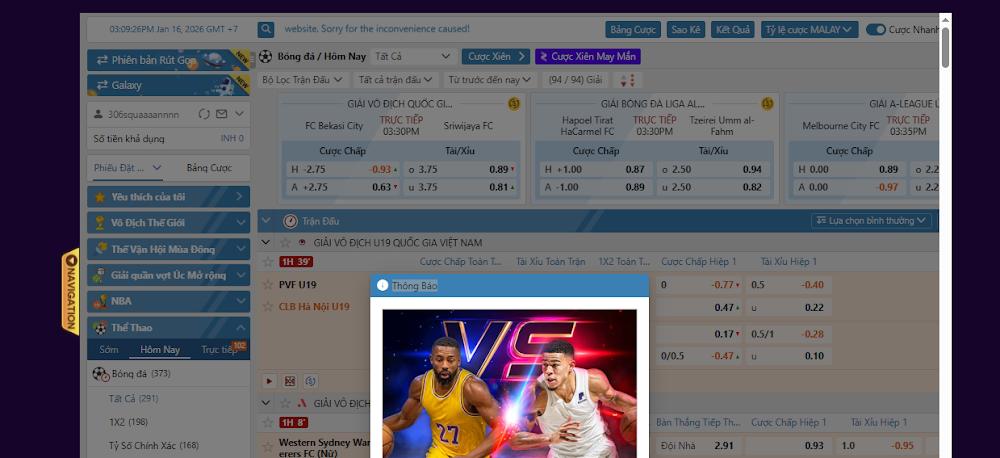 Giới thiệu sảnh cá cược thể thao Vnz6