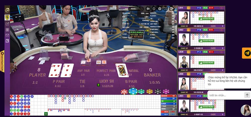 Khám phá thế giới giải trí casino online Vnz6