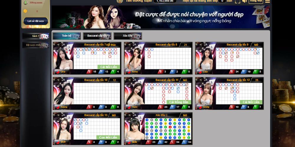 Luật chơi Baccarat Vnz6